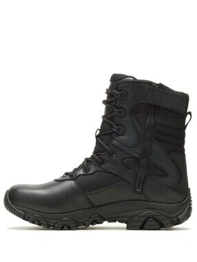 Merrell Moab 3 Response 8" Zip WP Boots in Black